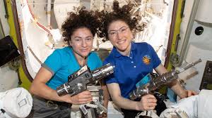 Katherine megan mcarthur (born august 30, 1971) is an american oceanographer, engineer, and a national aeronautics and space administration (nasa) astronaut.she has served as a capsule communicator (capcom) for both the space shuttle and international space station (iss). Nasa Astronauts Christina Koch And Jessica Meir In All Women Spacewalk Bbc News
