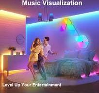 Amazon.com: Paneles de luz LED triangulares, luces LED ...