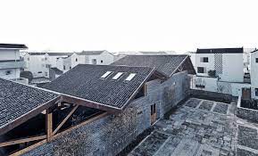 dongziguan villagers activity center gad x line studio architecture village activity centers