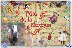 La particularité de cette fête est qu'elle se passe la plupart du temps dans la rue. Bonne Fete De La Musique Avec Fleur La Chevres Picmix