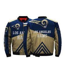 Low Price Nfl Jackets 3d Fullprint Los Angeles Rams Bomber Jacket For Men Bomber Jacket Men Mens Jackets Nfl Outfits