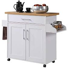 Hahn specialises in artfully crafted accessories that optimise kitchen space. Amazon Com Liberty Off White Kitchen Cart With Stainless Steel Top By Home Styles Kitchen Islands Carts