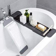 39,99 € 49,99 € stk. Badewanne Badewanne Regal Caddy Dusche Erweiterbar Halter Rack Ablage Uber Bad Multifunktionale Organizer Fur Bad Dusche Storage Shelves Racks Aliexpress