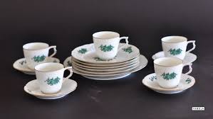 Rosenthal Classic Rose Collection Kaffeeservice Geschirr Porzellan Weiss Grun Rar Porzellan Geschirr Kaffeeservice