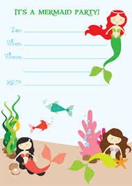 Mermaid Birthday Invitations Free Printables Mermaid Birthday Invitations Free Mermaid Birthday Invitations Mermaid Invitations