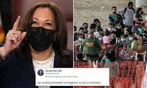 Republicans Call Kamala Harris Weak On Immigration And Slam Her For Comparing Ice To The Kkk Daily Mail Online