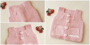 Hem Cok Kolay Hem Cok Sik Resimli Anlatimli Orgu Bebek Yelegi Baby Knitting Patterns Orgu Bebek
