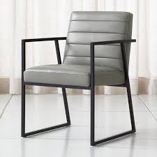 Channel Leather Arm Chair Reviews Crate And Barrel Metal Dining Room Chairs Leather Dining Room Chairs Metal Dining Room
