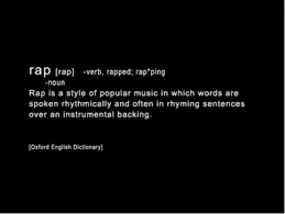 Rap Dictionary Definition Rap Rap Music Word Poster