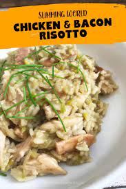 Chicken Bacon Risotto Recipe Bacon Risotto Easy Chicken Recipes Risotto Recipes