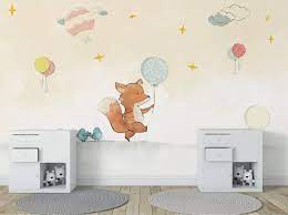 Our varied selection of wall decor features several distinct styles certain to fit any available wall space. Amazon Com Murwall Kids Wallpaper Mr Fox Wall Mural Nursery Wall Decor Little Birds Wallpaper Girls Boys Bedroom Wall Art Child Art Wall Painting Handmade