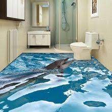 14 06us 52 Di Sconto Custom Hd Delfino Seaview 3d Pavimento Adesivi Hotel Bagno 3d Di Auto Adesivo In Pvc Non Slip Di Usura Pavimento Impermeabile Murale Car Floor Murals Floor Wallpaper Flooring