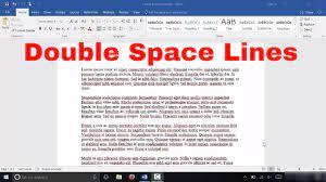 But the debate existed long before word processors came along, journalist and editor james felici detailed in an essay. How To Double Space Lines In Microsoft Word Easy Tutorial Youtube