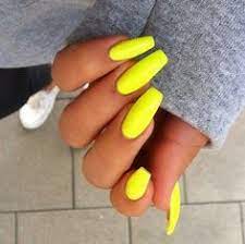 50 beautiful but simple winter acrylic coffin nail designs you need to have for holiday season | women fashion lifestyle blog shinecoco.com. Neon Yellow Acrylic Nails Google Search Neon Acrylic Nails Yellow Nails Splatter Nails
