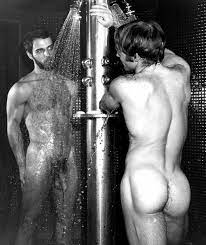 Men showering nude