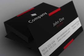 Minimalistic Black Business Card Template Business Cards Mockup Psd Free Business Card Templates Black Business Card