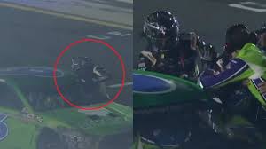 The 2020 nascar rules package for short tracks will be in effect with a tapered spacer used to set a. Nascar Driver Throws Punches At Opponent During All Star Race Video Rt Sport News