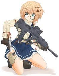 Girls with guns is a subgenre of action films and animation—often asian films and anime—that portray a female protagonist who makes use of firearms to defend against or attack a group of antagonists. I Bless The Rains Down In South Anime Girls With Guns Facebook