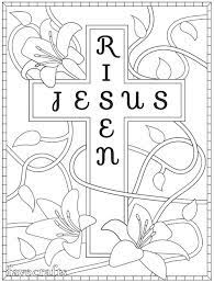 If you like to color, then come back again next sunday for a new free printable coloring page. Jesus Is Risen Coloring Page Favecrafts Com