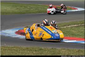 Jean Louis Hergott Stephane Josse Suivit De Philippe Gallerne Alexandre Schreiber Side Car Allemagne 2012 Oschersleben Sidecar Grand Prix Sau