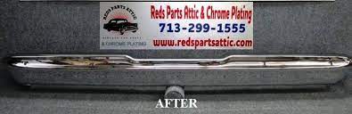 1965 Plymouth Rear Bumper After Restoration Photos Chrome Plating Chrome Classic Cars