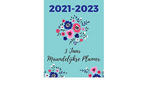 2021 2023 3 Jaar Maandelijkse Planner Grote Agenda Tracker Met Floral Design Voor Een Druk Schema Amazon In À¤ª À¤¸ À¤¤à¤