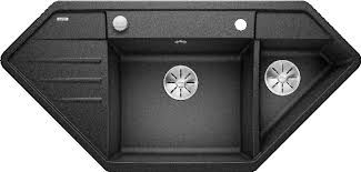 Spültischarmatur edelstahl optik hochdruck ausziehbarer metallbrausekopf vaf wasserhahn kerox. Blanco Blanco Lexa 9 E Silgranit