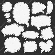 Vintage Ink Speech Bubble Composition Stock Vector Image By C Kite Kit 57257297