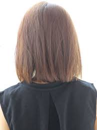 切りっぱなしのストレートボブ ミディアム ビューティーboxヘアカタログ ストレートボブ ボブ ショートのヘアスタイル