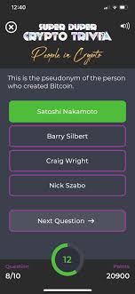 Now, let's explore blockchain quiz questions. Super Duper Crypto Trivia Sdupertrivia Twitter