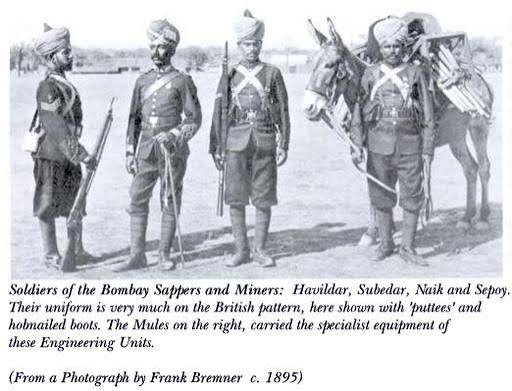 British Indian army - Bombay Sappers Uniform — PICRYL - Public Domain Media Search Engine