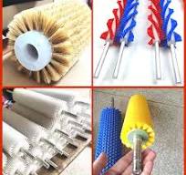 Industrial Rotating Cleaning Cylindrical Nylon Brush Roller ...