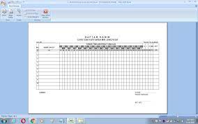 Dua format paling umum ditemui adalah format manual dan format online 1. Contoh Format Absensi Harian Guru Dan Karyawan Sekolah Antapedia Com