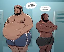 Rule 34 - 2boys Big Belly Big Chest Big Nipples Black Hair Brown-skinned  Male Busty Dark-skinned Male Facial Hair Fat Belly Gay Grabbing Belly  Juicestandmango Looking At Breasts Looking At Each Other