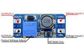 The mt3608 features automatic shifting to pulse frequency modulation mode at light loads. Mt3608 2a Dc Dc Step Up Boost Power Module Pinout Features Datasheet