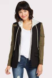 Jamison Chelsea Hooded Blazer Evereve