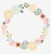 › flower leaf watercolor painting, fresh green leaves watercolor leaves, pink and yellow flower wreath template png clipart. Painted Floral Wreath Clipart Wedding Vintage Flower Frame Vector Png Free Transparent Png Clipart Images Download