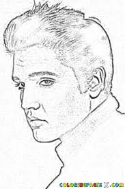 Elvis Presley Coloring Pages To Color In 2020 Coloring Pages Elvis Presley Images Horse Coloring Pages