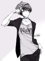 250 Anime Boy Black White Ideas Anime Boy Anime Anime Guys Black and white anime boy drinking from an apple juice container~hawt. 250 anime boy black white ideas anime