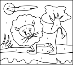 These are printables that are meant to be colored and then function as 5 free color by number online games and apps. Animals Coloring Pages
