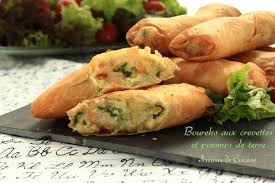 Boureks Aux Crevettes Et Pommes De Terre Amour De Cuisine Recette Alimentation Pomme De Terre Cuisine