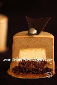 Dailydelicious Cafe Blanc Coffee And White Chocolate Entremets Chocolate Desserts Desserts Fancy Desserts