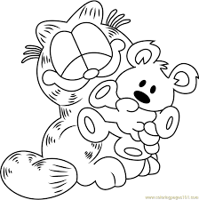 Mar 05, 2015 · printable teddy bear coloring pages traditionally, these toys come in brown shades, but to make things all interesting, any 'interesting' color can be applied on the teddy picture. Garfield With Teddy Bear Coloring Page For Kids Free Garfield Printable Coloring Pages Online For Kids Coloringpages101 Com Coloring Pages For Kids
