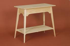 Large Shaker Slat Table Unfinished Pine Furniture Furniture Pine Furniture