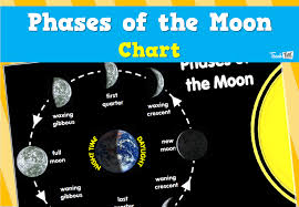Phases Of The Moon Chart Teacher Resources And Classroom