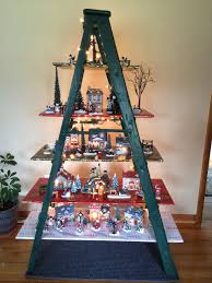 The most common christmas tree ladder material is wood. Tree Decorating Ladder Novocom Top