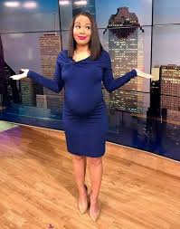 A news anchor in augusta, ga., has responded to an irate viewer who called her pregnant stomach disgusting in a blog post that has gone viral. News Anchor Calls Out Negative Posts About Her Pregnancy Weight People Com