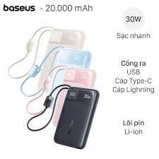 Pin sạc dự phòng nhỏ gọn dung lượng cao giá rẻ, chính hãng - 10/2025