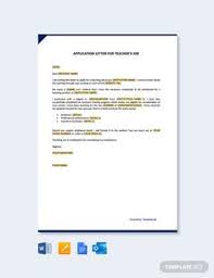 Maybe you would like to learn more about one of these? 9 Application Letter For Teacher Ideas In 2021 Application Letter For Teacher Application Letters Job Application Letter Template