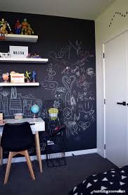 You can integrate them in every room of. This Bedroom Boasts A Wall In Resene Blackboard Paint Filled With Fun Doodling The Other Chalkboard Wall Bedroom Blackboard Wall Bedroom Accent Wall Bedroom